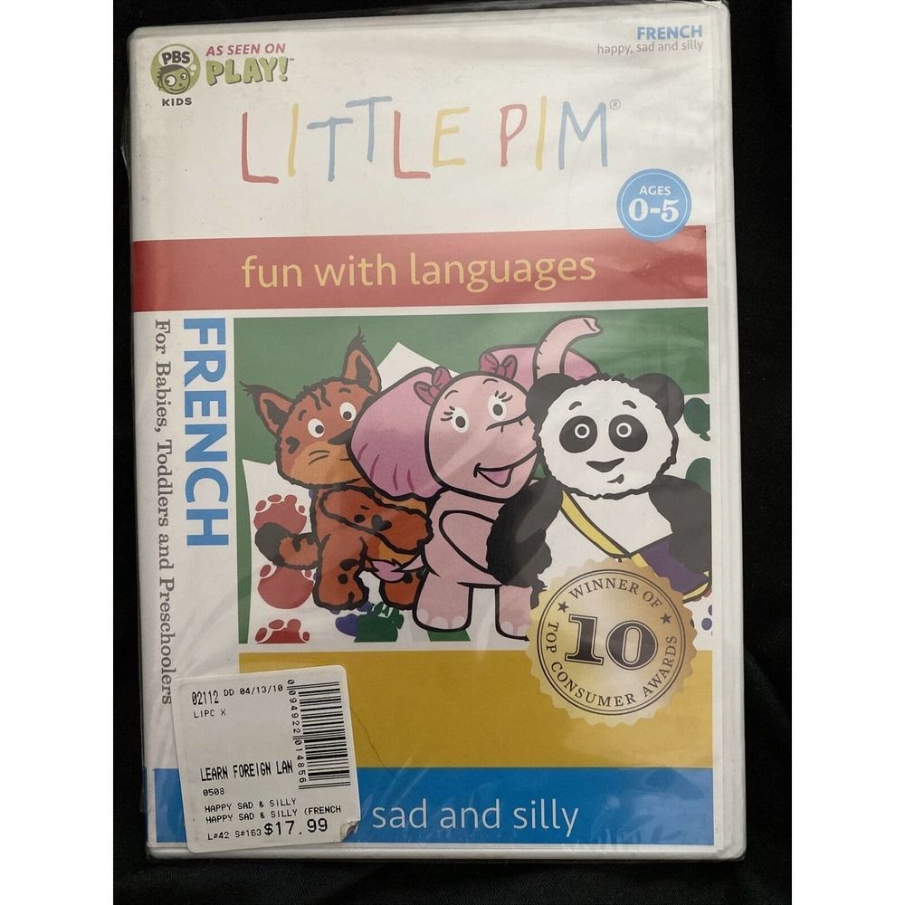 Little Pim: French (DVD, 2010, Ages 0-5) Sealed And New